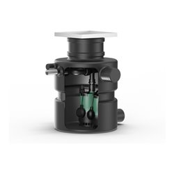 Wilo Schmutzwasserhebeanlage DrainLift Box 32/11DS, Über- und Unterflur, 2 Pumpen