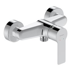 Duravit Brause-Einhebelmischer D-Code Aufputz, Keramikmischsystem, chrom