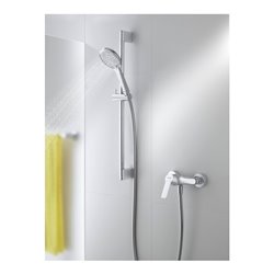 Duravit Brause-Einhebelmischer D-Code Aufputz, Keramikmischsystem, chrom