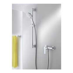 Duravit Brause-Einhebelmischer D-Code Aufputz, Keramikmischsystem, chrom