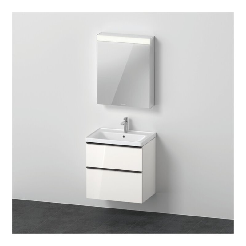 Duravit Möbel-Set D-Neo 650mm, Anschlag rechts, weiß Hochglanz