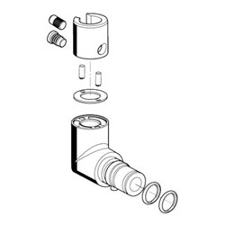 Schell Auslaufwinkel VITUS für AP-Waschtischarmatur