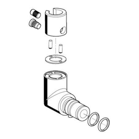 Schell Auslaufwinkel VITUS für AP-Waschtischarmatur