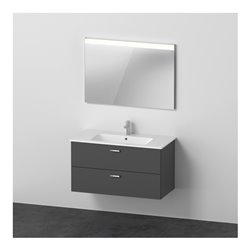 Duravit Möbel-Set XBase 103x49cm, WT, WTU 2 SBK, Sp., graph ma