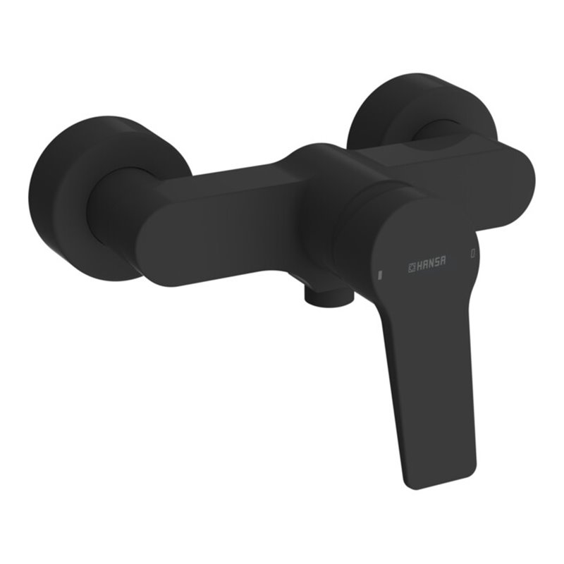 Hansa Brause-Einhebelmischer HANSATWIST AP, mattschwarz