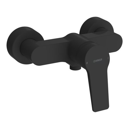 Hansa Brause-Einhebelmischer HANSATWIST AP, mattschwarz