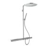 hansgrohe Showerpipe Axor m TH 800, Kopfbrause 350mm, 1j, brush. ni.
