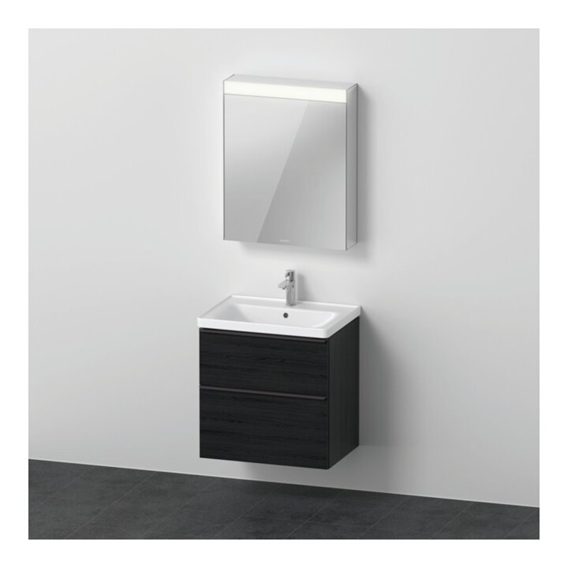 Duravit Möbel-Set D-Neo 650mm, Anschlag rechts, Eiche schwarz