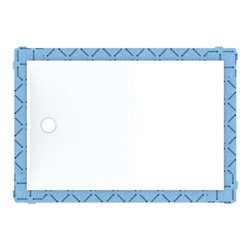 Geberit Rechteckduschfläche Setaplano weiß-alpin, 90x75x4,5cm