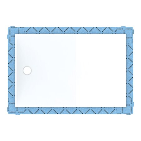 Geberit Rechteckduschfläche Setaplano weiß-alpin, 90x75x4,5cm