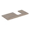 Geberit Waschtisch-Platte One 105x3x47cm, N hick./Mela Holz, AS re