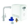 Grohe Spültisch-Einhebelmischer Blue Professional L-Auslauf Set, chrom