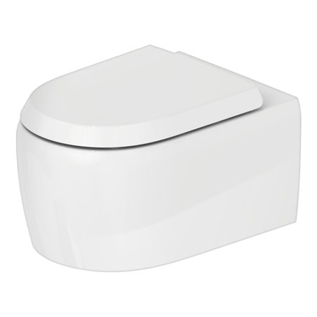Duravit Wand-WC, Tiefspüler Qatego 38,5x57cm, 4 l, weiß Hochglanz