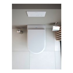 Duravit Wand-WC, Tiefspüler Qatego 38,5x57cm, 4 l, weiß Hochglanz