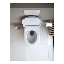 Duravit Wand-WC, Tiefspüler Qatego 38,5x57cm, 4 l, weiß Hochglanz