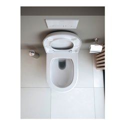 Duravit Wand-WC, Tiefspüler Qatego 38,5x57cm, 4 l, weiß Hochglanz