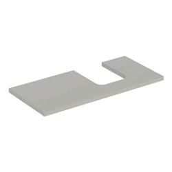Geberit Waschtisch-Platte One 105x3x47cm, greige/lackiert m, AS re