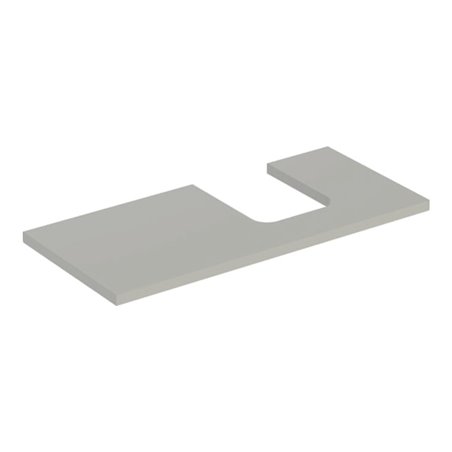 Geberit Waschtisch-Platte One 105x3x47cm, greige/lackiert m, AS re