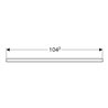 Geberit Waschtisch-Platte One 105x3x47cm, greige/lackiert m, AS re