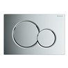 Geberit Betätigungsplatte Sigma 01 hgl-vc, für 2-Mengen-Spülung, Kunststoff