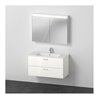 Duravit Möbel-Set XBase 103x49cm, WT, WTU 2 SBK, Spanplattenschraube, graph ma
