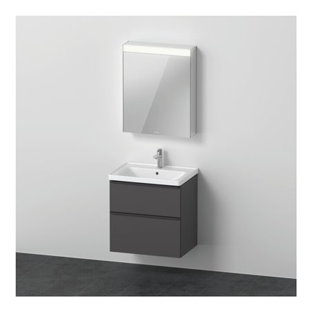 Duravit Möbel-Set D-Neo 650mm, Anschlag rechts, Graphit Matt
