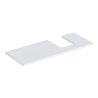 Geberit Waschtisch-Platte One 120x3x47cm, w/lack. ma, Ausschn rechts