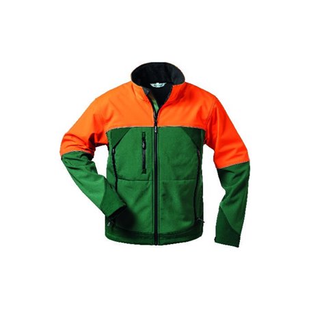 Elysee Softshelljacke Sanddorn grün/orange