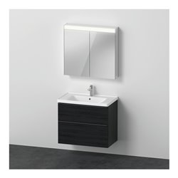 Duravit Möbel-Set D-Neo 800mm, Eiche schwarz