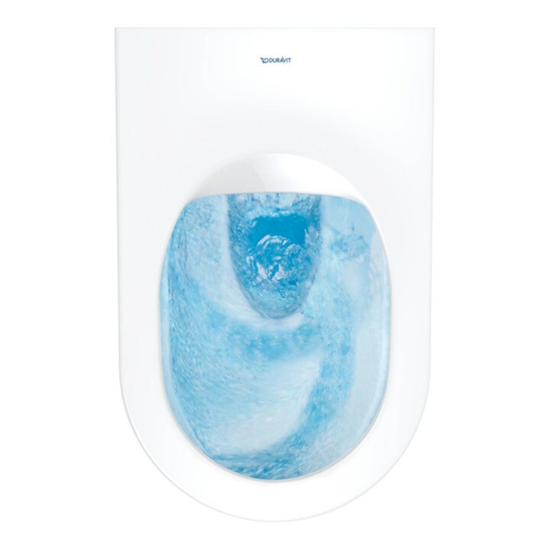 Duravit Wand-WC, Tiefspüler HygFlush Me by Starck 37x54cm, 4 l, mit HygieneGlaze, weiß