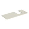 Geberit Waschtisch-Platte One 120x3x47cm, sand-grau/l hg, Ausschn re