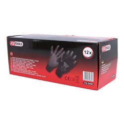 KS Tools Mikro-Feinstrickhandschuhe schwarz