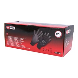 KS Tools Mikro-Feinstrickhandschuhe schwarz