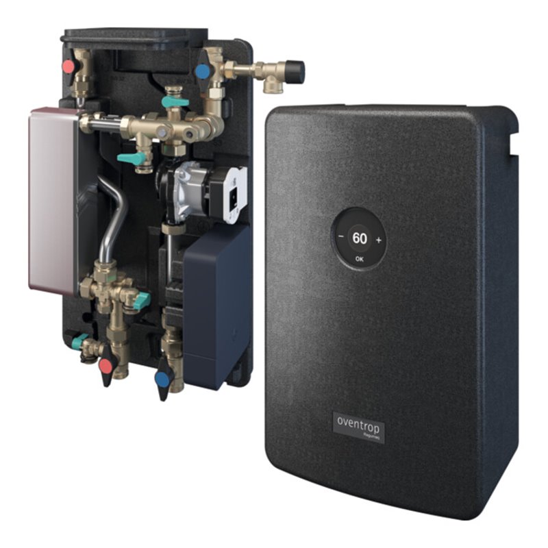 Oventrop Hauswasserstation Regumaq X-45 400x625x240mm, kupfergelötet, Sealix