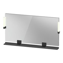 Duravit LED-Spiegel 9 W Sivida 133x65x3,6mm, gra m, Leu., au, stl, G sw