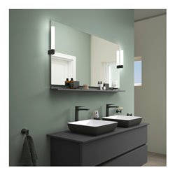 Duravit LED-Spiegel 9 W Sivida 133x65x3,6mm, gra m, Leu., au, stl, G sw