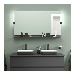 Duravit LED-Spiegel 9 W Sivida 133x65x3,6mm, gra m, Leu., au, stl, G sw