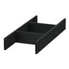 Duravit Inneneinteilung Qatego Alu, Diamantschwarz, 10,5x27,1x3,7cm