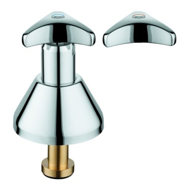 Grohe Oberteil 11330 für UP-Ventile Trecorn Griff Markierung blau 1/2' chrom