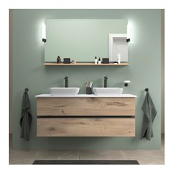 Duravit LED-Spiegel 9 W Sivida 133x65x3,6mm, E Ma., Leu., au, stl, G sw