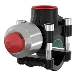 Flamco Anschließkupplung T-Plus DN 25xRp 3/4, TG, mit Auslösemechanismus