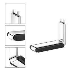 Keuco Toilettenpapierhalter AXESS verchromt/schwarz