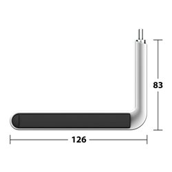 Keuco Toilettenpapierhalter AXESS verchromt/schwarz