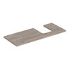 Geberit Waschtisch-Platte One 120x3x47cm, N hick./Mela Holz, AS re