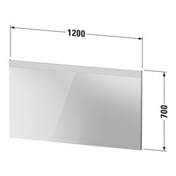 Duravit Lichtspiegel Good 120x70x3,5cm, 19 W, LED, weiß