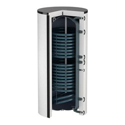 Flamco Standspeicher Duo Solar 750 l, d 750, weiß, mit EPS-Isolierung