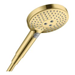 hansgrohe Handbrause Raindance Select S 120 Kopf d 125mm, 3jet, polished gold optic