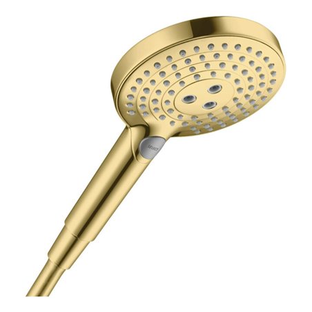 hansgrohe Handbrause Raindance Select S 120 Kopf d 125mm, 3jet, polished gold optic