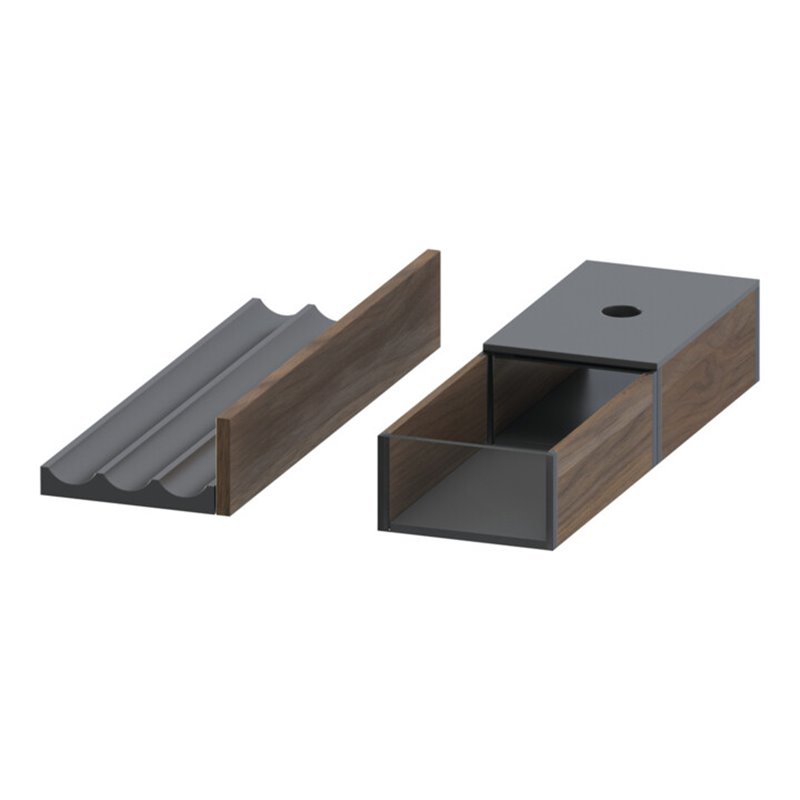 Duravit Einrichtungssystem Universal Set 208x371x55mm, US Nussb mass., f WTU