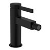 hansgrohe Bidet-Einhebelmischer Finoris m Push-Open-Ablaufgarnitur, schwarz matt